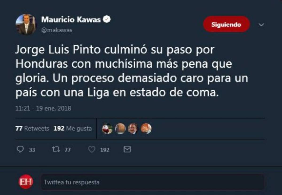 Mauricio Kawas: Proceso de Jorge Luis Pinto fue demasiado caro