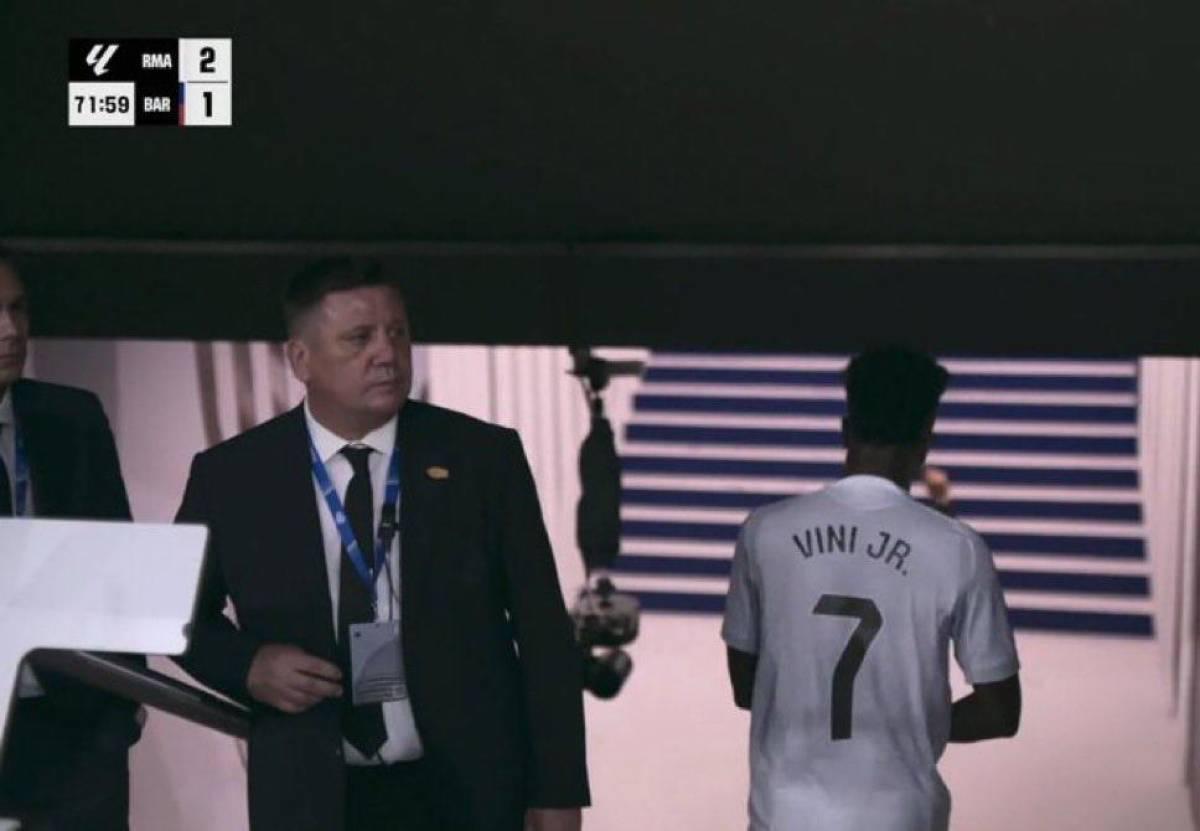 Provocación de Vinícius a Yamal y pelea entre suplentes de Real Madrid y Barcelona