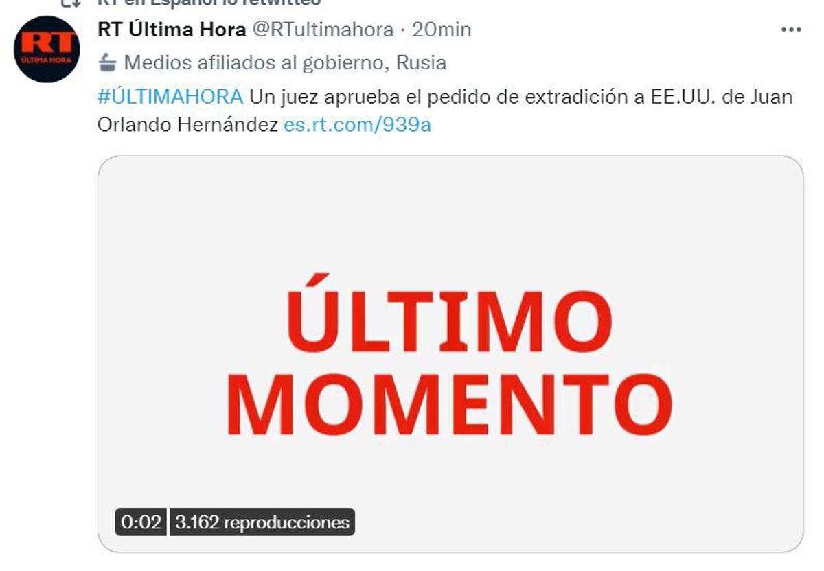 Así informan medios internacionales luz verde a extradición de Juan Orlando Hernández