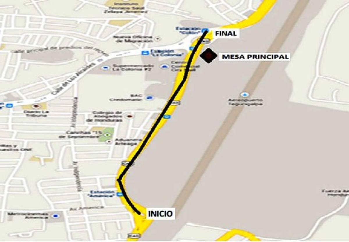 Estas son las rutas de desfiles para Prebásica y Básica