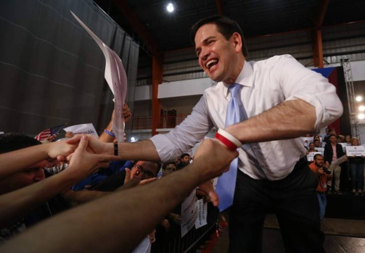 Marco Rubio gana primarias republicanas en Puerto Rico (cadenas de TV de EEUU)  