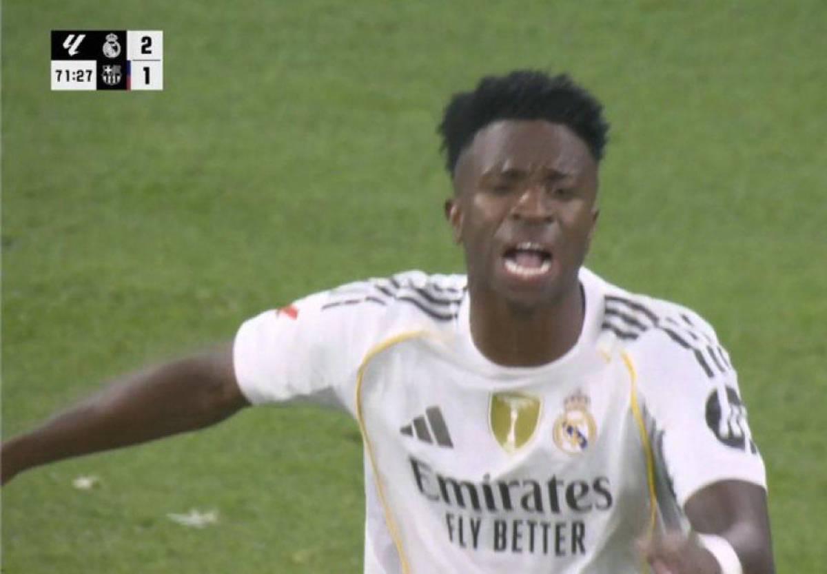 Provocación de Vinícius a Yamal y pelea entre suplentes de Real Madrid y Barcelona