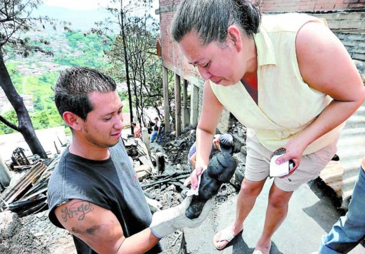 Comayagüela: Víctimas de incendio perdieron todo