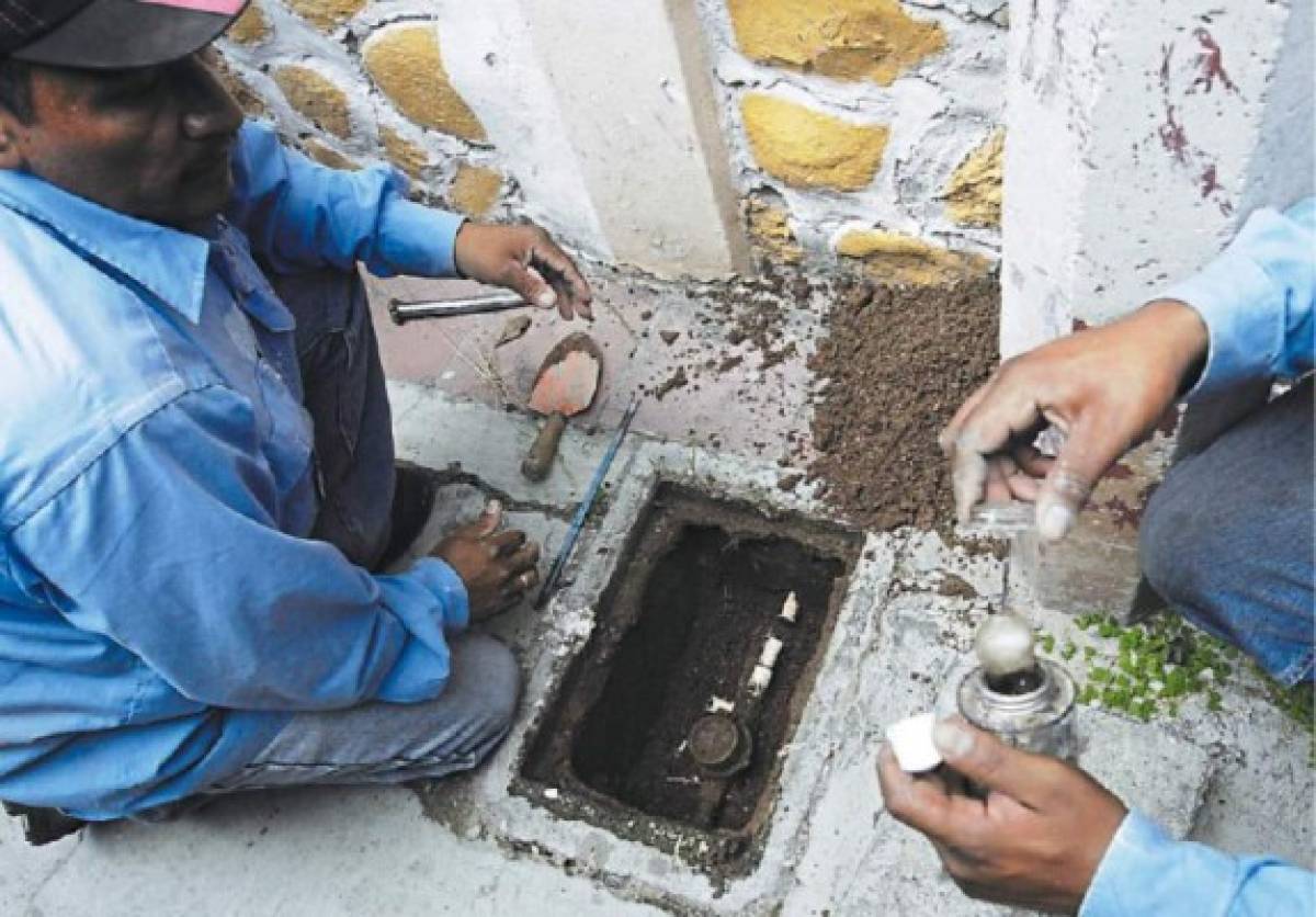 SANAA realizará cortes de agua en al menos en 37 barrios y colonias de la capital