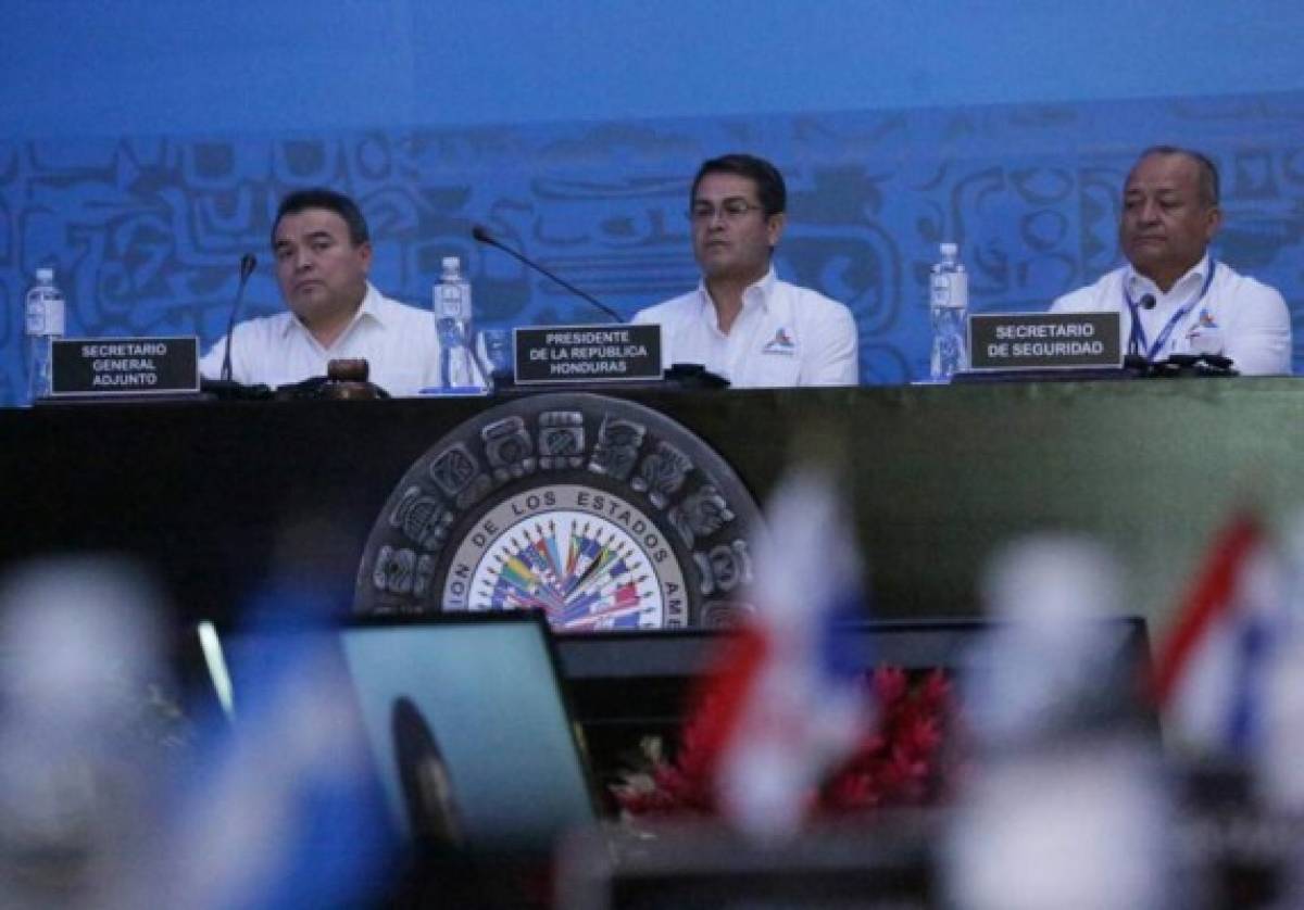 Honduras expone avances en materia de seguridad en reunión de ministros