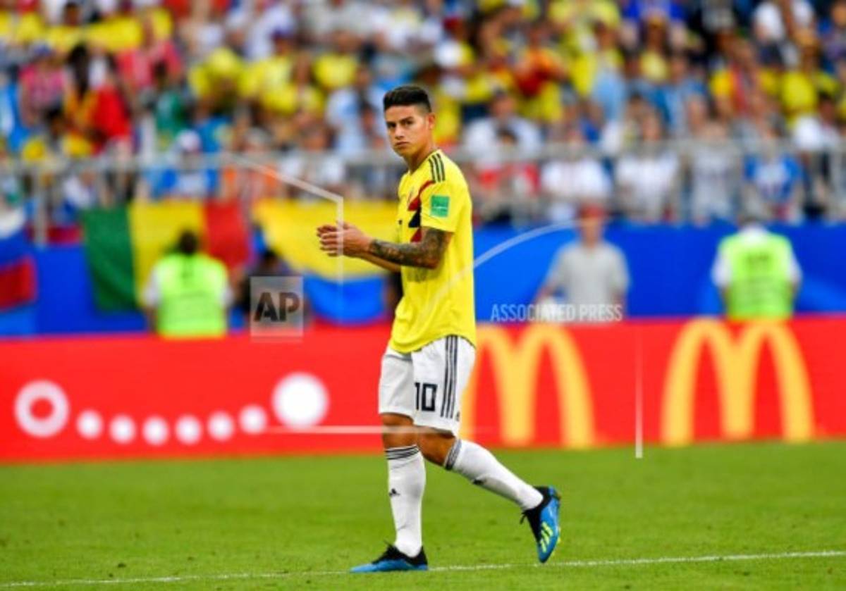 James Rodríguez la gran ausencia de Colombia ante Inglaterra