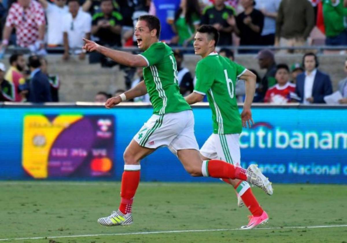 Javier Hernández, la máxima estrella de la Selección de México. (Foto: Agencias/AP/AFP)