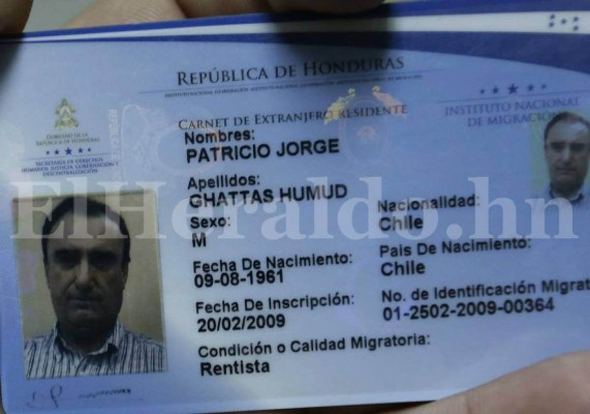 Patricio Ghattas residía en Honduras desde el año 2009.