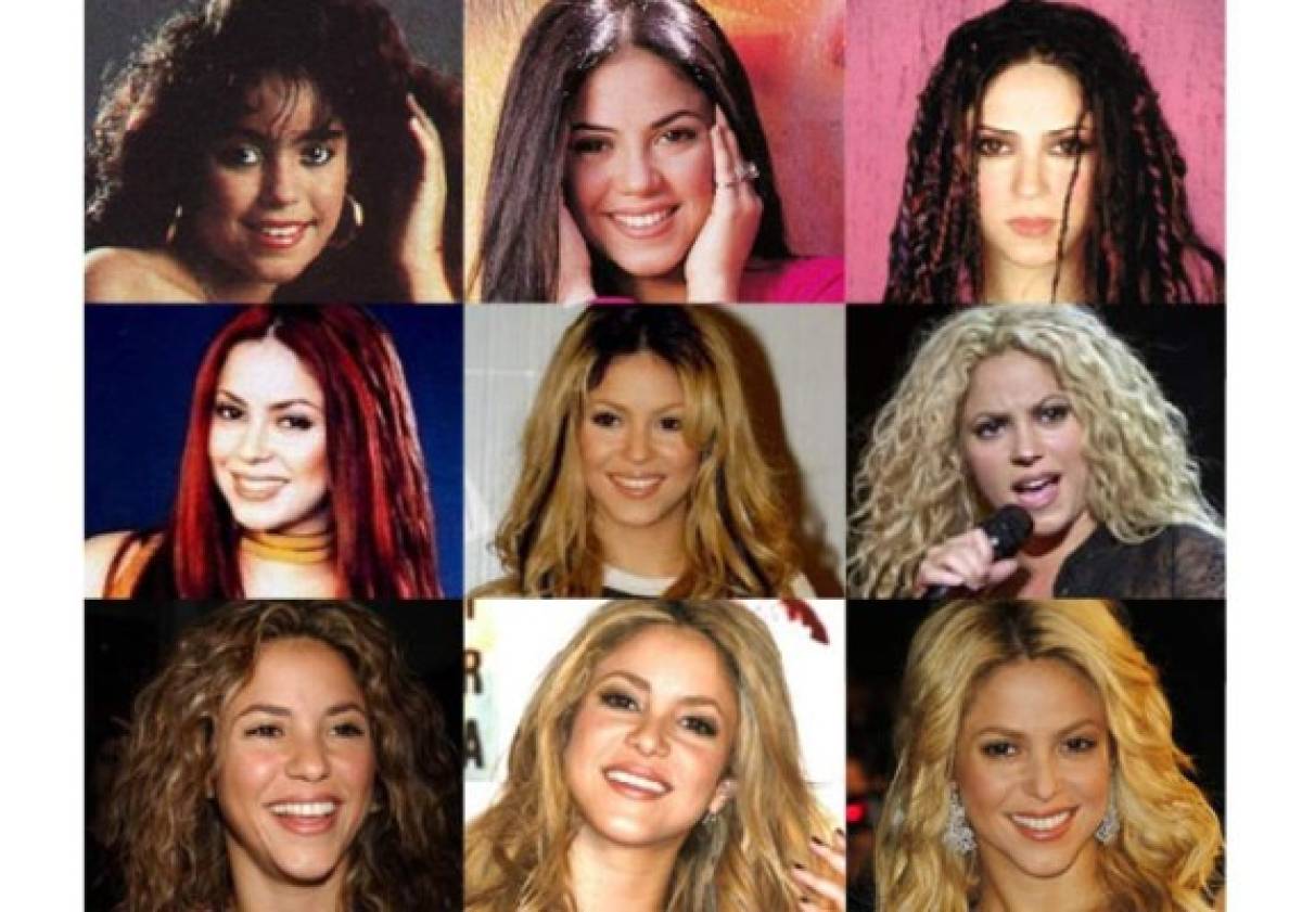 Shakira y sus cambios a través de su historia