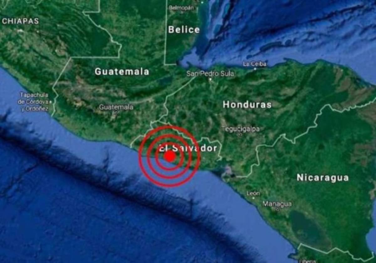Tres sismos sacuden la costa de El Salvador sin dejar víctimas mortales 