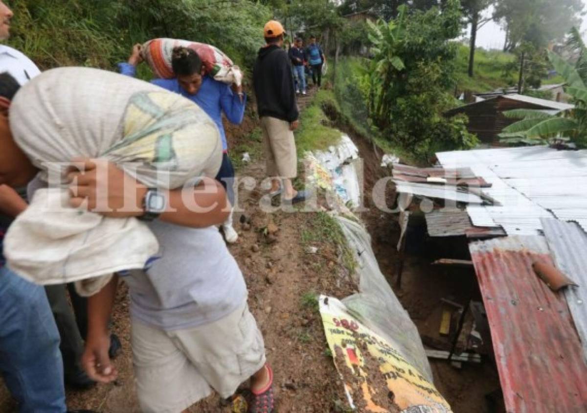 Honduras: Lluvias comienzan a dejar daños en distintos puntos del país