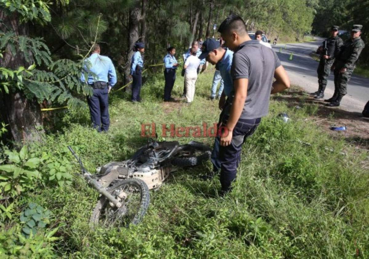 Video captó a turismo que embistió a motociclista en la carretera a Valle de Ángeles