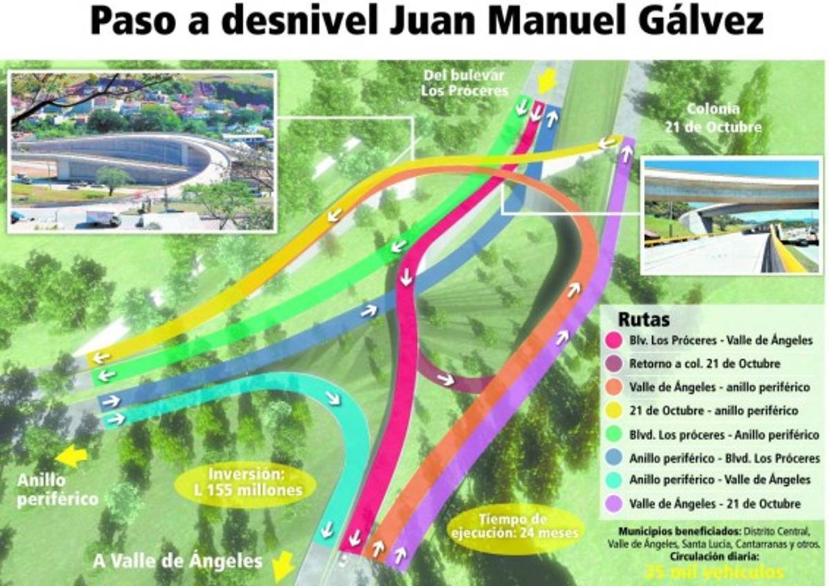 Habilitadas ocho rampas en la salida a Valle de Ángeles