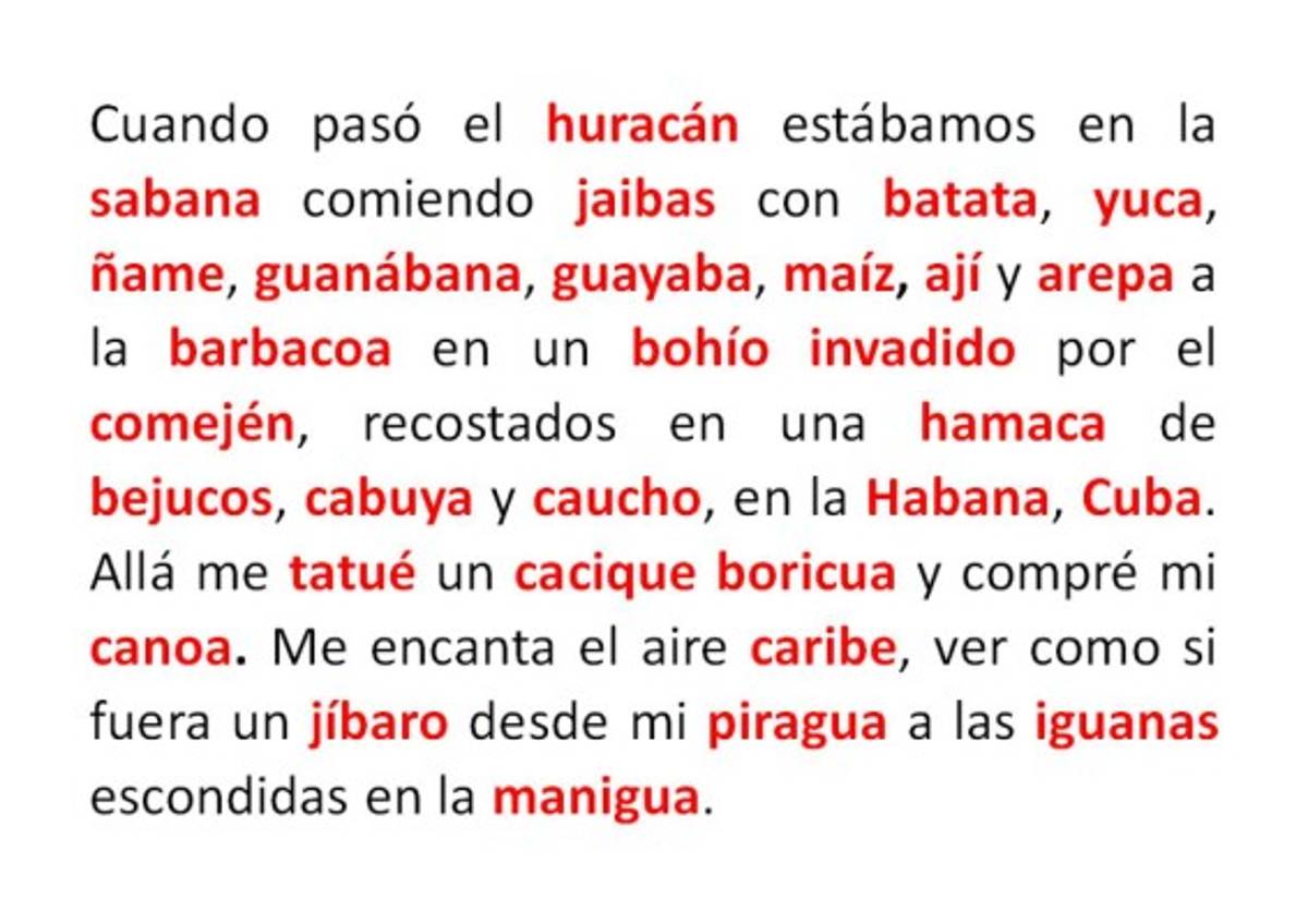 Taíno, elegante y dulce