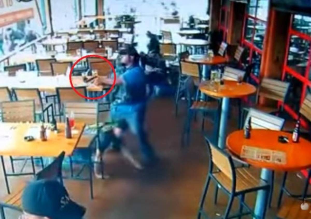 Difunden imágenes de un tiroteo múltiple entre motociclistas