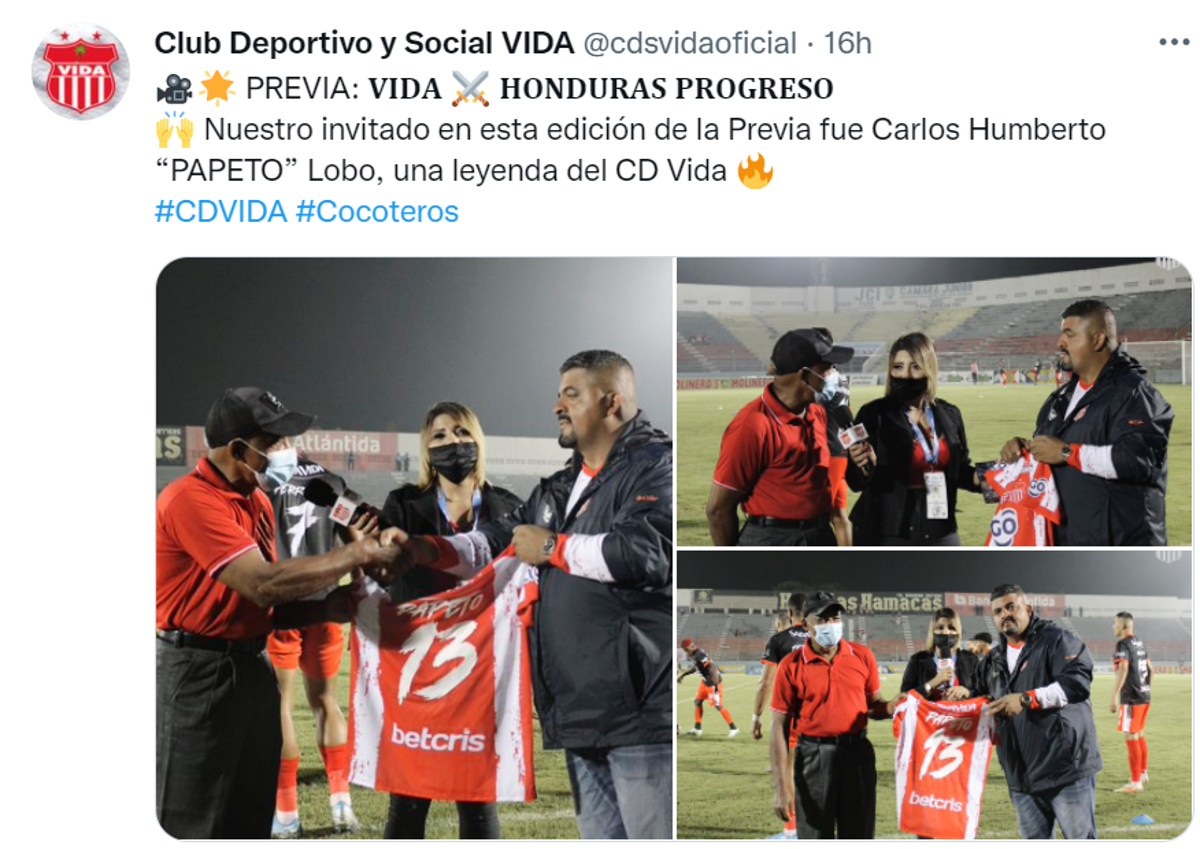Vida entrega reconocimiento especial a “Papeto” Lobo, figura de la década de los 80