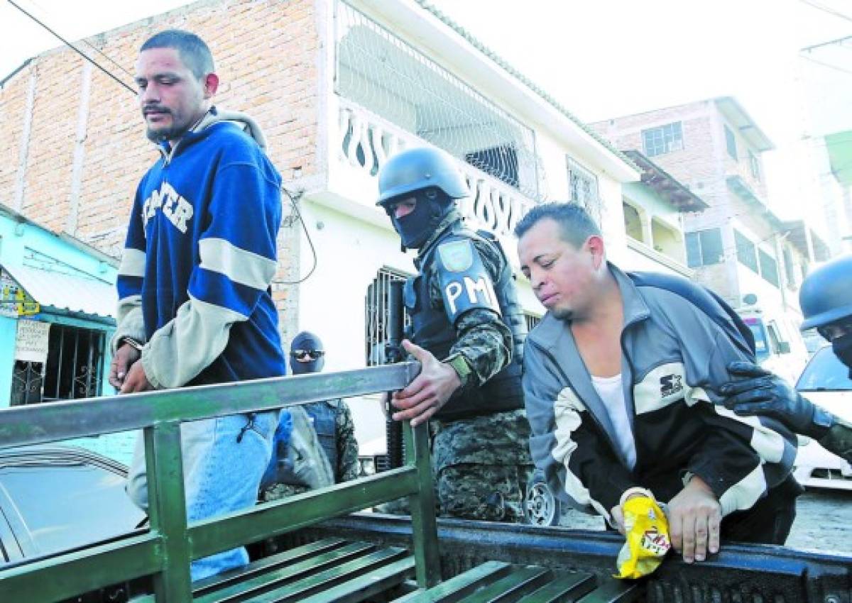 Operación Tifón deja 34 detenidos por distintos delitos en varias zonas de Honduras