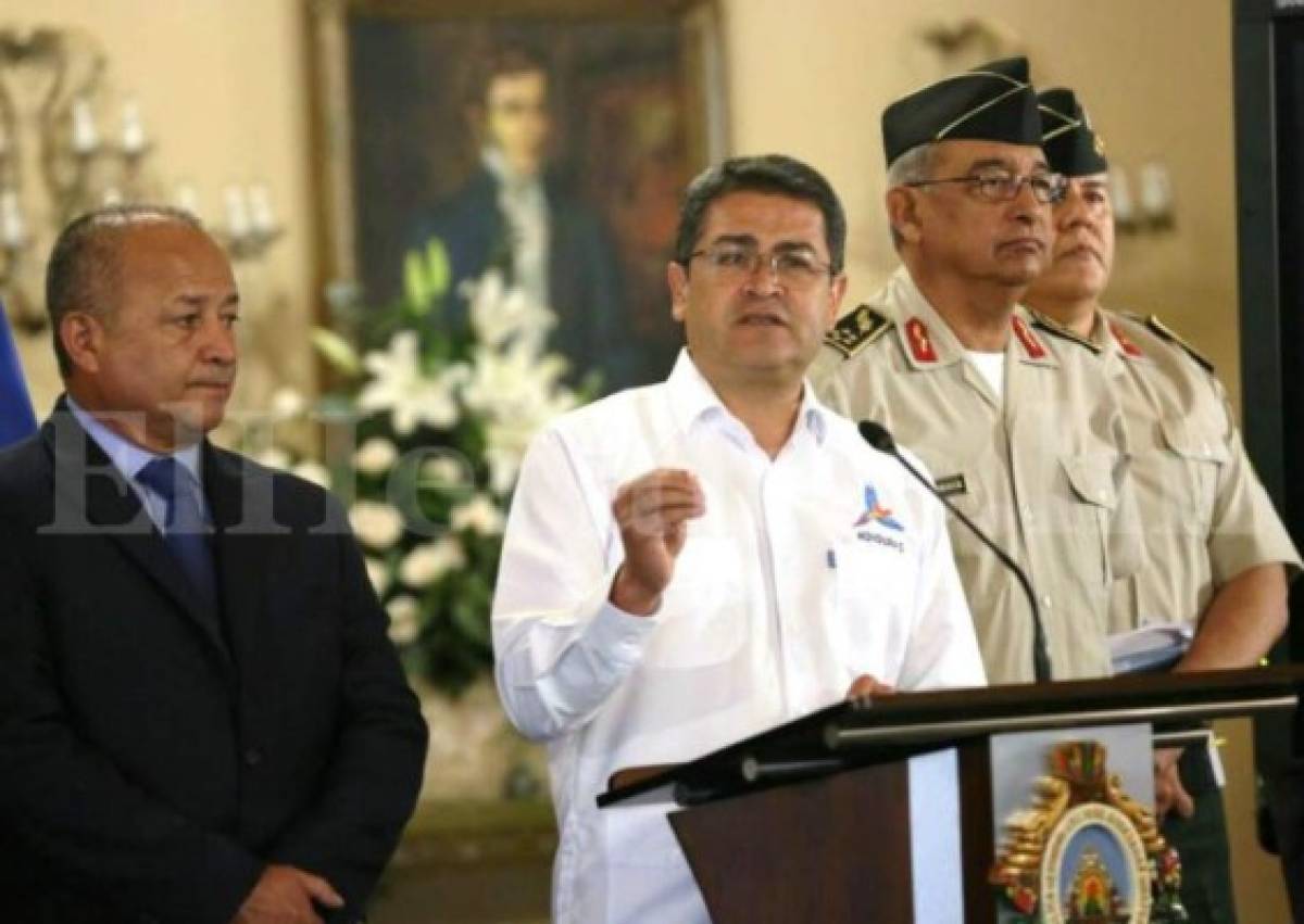 Juan Orlando Hernández pide actuar a tiempo ante la criminalidad en Honduras