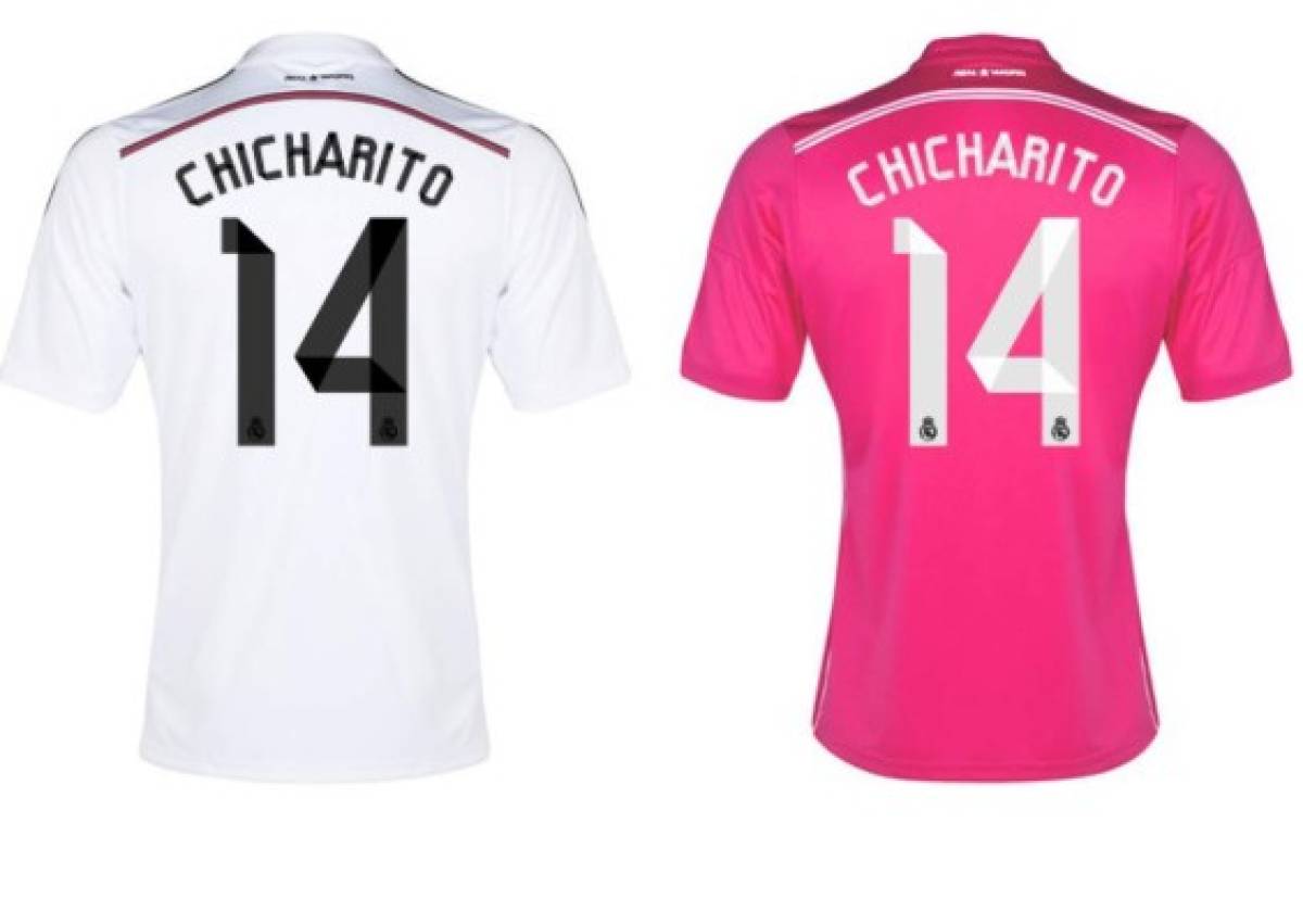 Así sería la camiseta de Chicharito con el Real Madrid