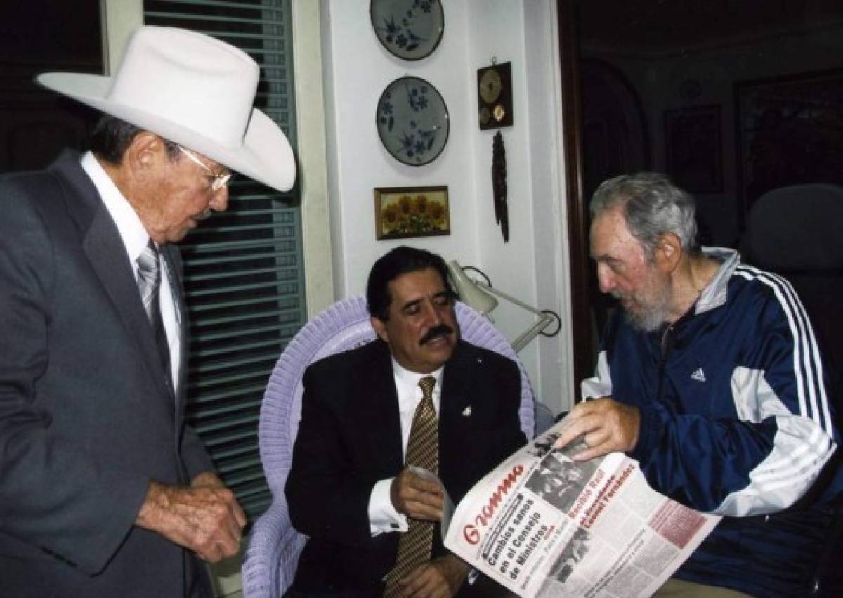El confuso encuentro entre Fidel Castro y Mel Zelaya
