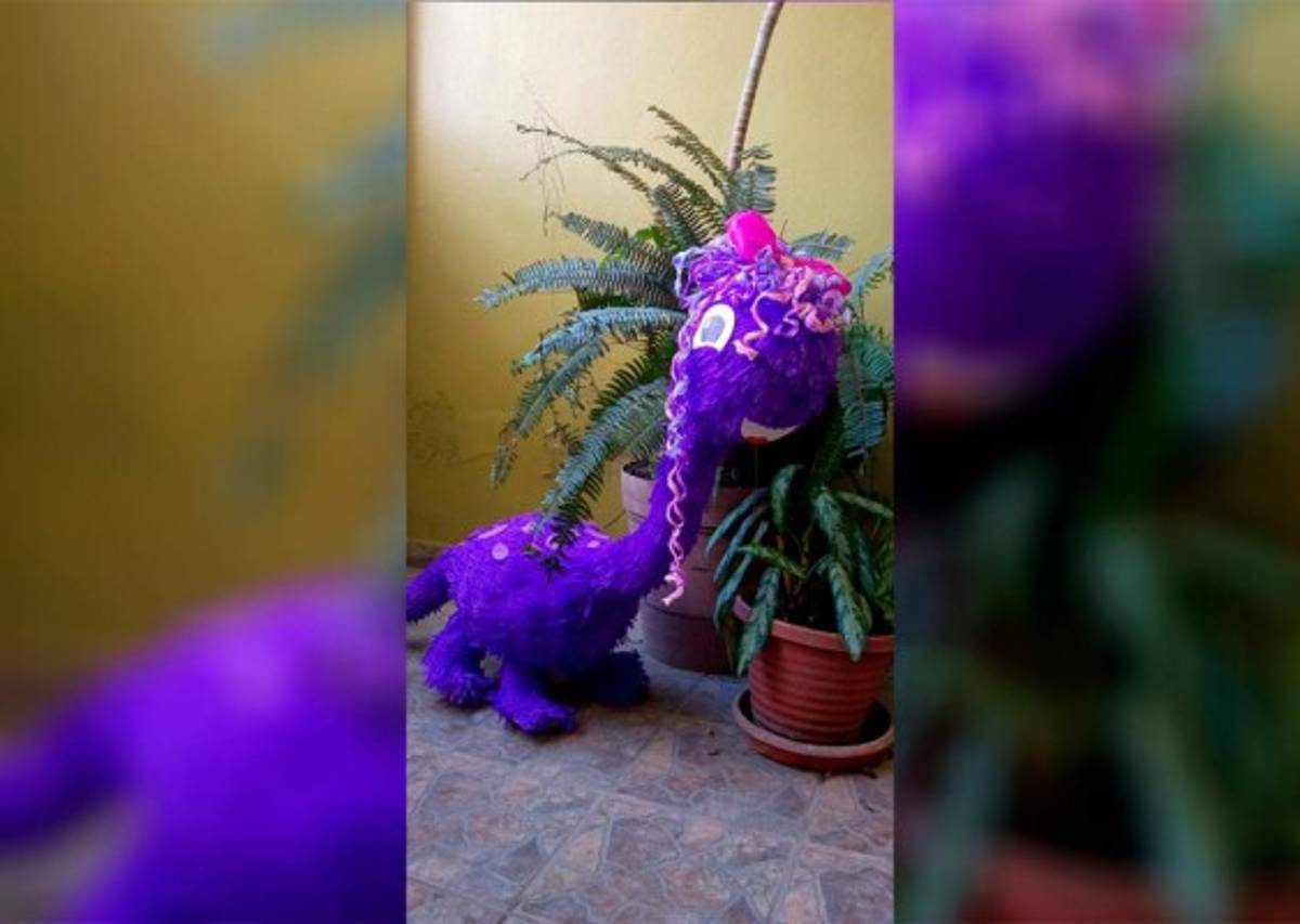 Esta fue la piñata con la que Abigail sorprendió a su hija en su cumpleaños número tres. La caracterizó con la personalidad alegre y los distintivos risos de su pequeña. Foto: La piñata bonita