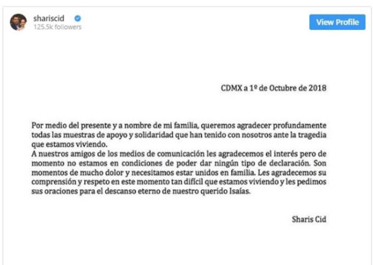 Asesinan a balazos a Isaías Gómez, esposo de famosa actriz mexicana