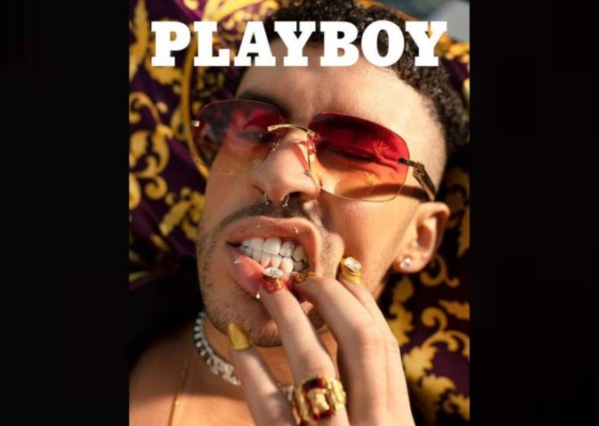 Bad Bunny posa para la primera portada digital de Playboy