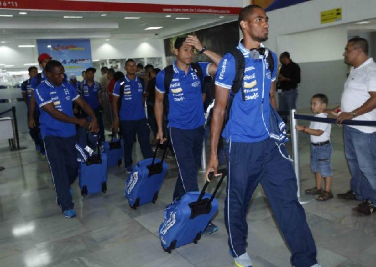 La Selección de Honduras llegó a SPS