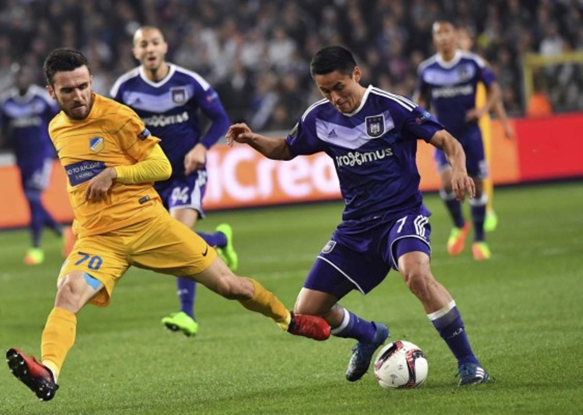 Andy Nájar y Anderlecht gana y pasa a cuartos de final de la Europa League