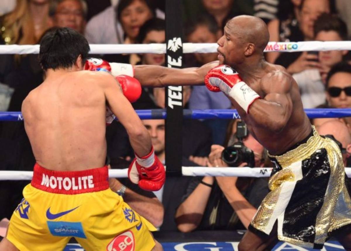 El estadounidense Floyd Mayweather triunfa en la 'Pelea del Siglo'