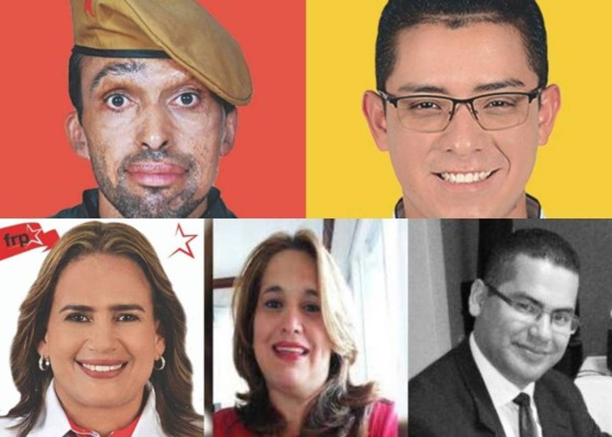 Candidatos a diputados que ganaron en Francisco Morazán