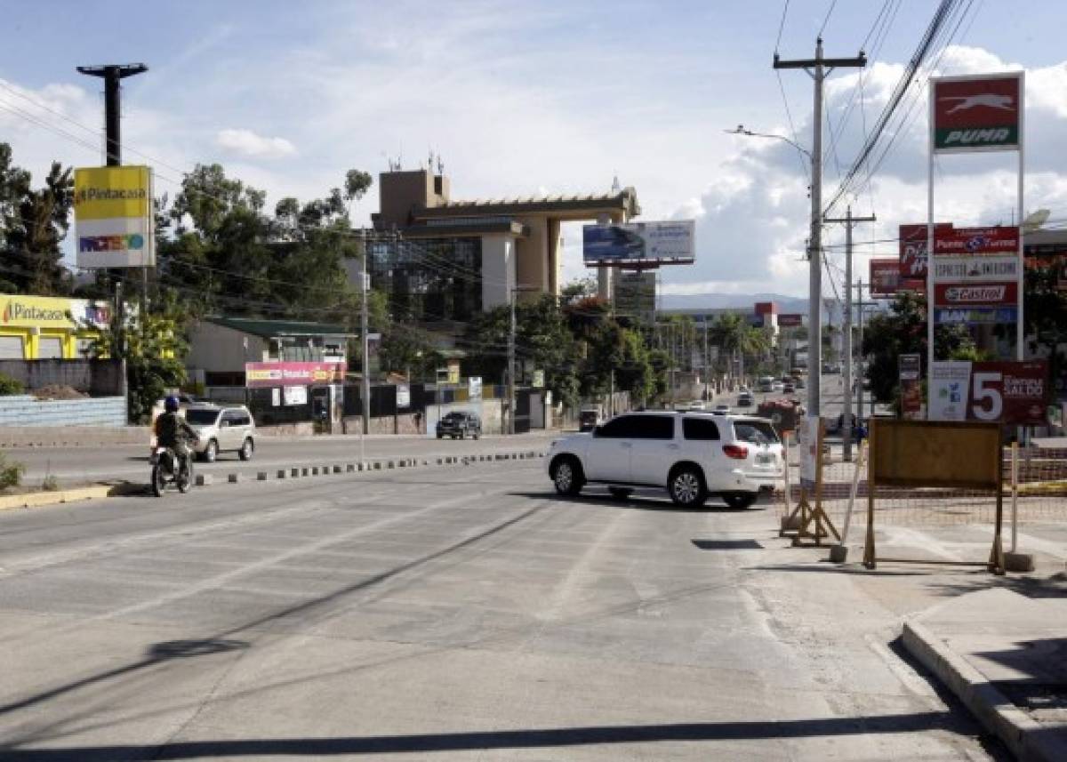 Honduras: Rehabilitan dos carriles en el bulevar Centroamérica