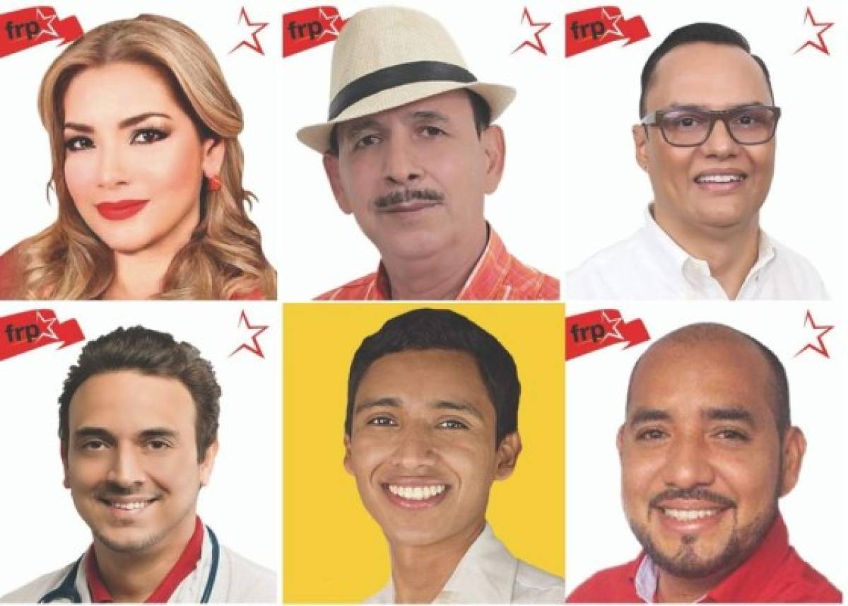 Candidatos a diputados que ganaron en Francisco Morazán