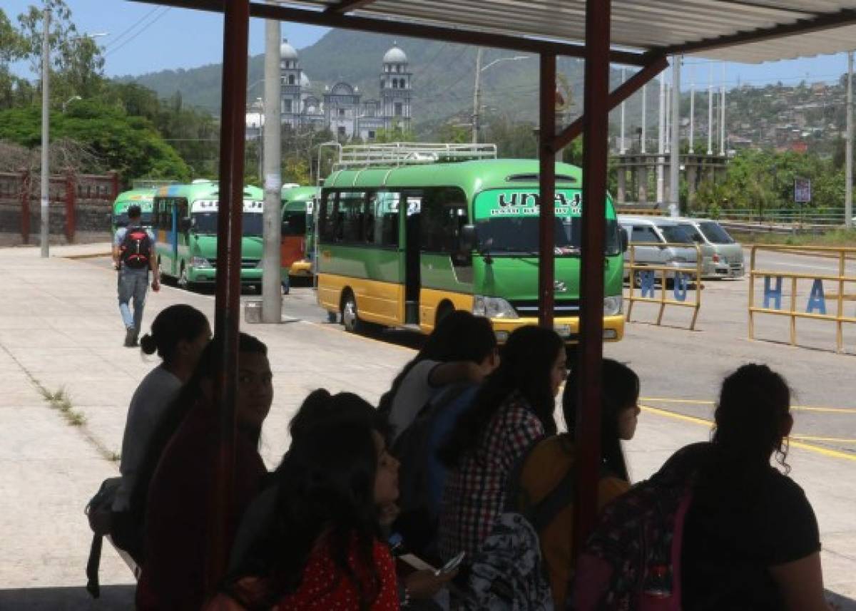 Por horas trabajan los buses en la capital debido a la extorsión