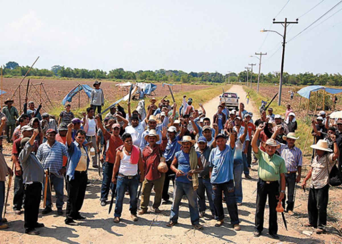 Masivas invasiones de tierras en Honduras