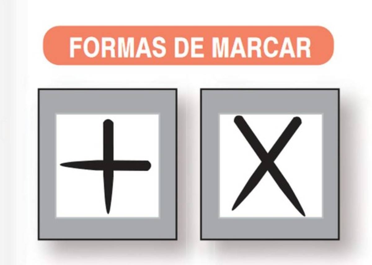 Estas son las dos marcas recomendadad y aceptadas por el ente electoral para que las papeletas sean marcados por los electores.