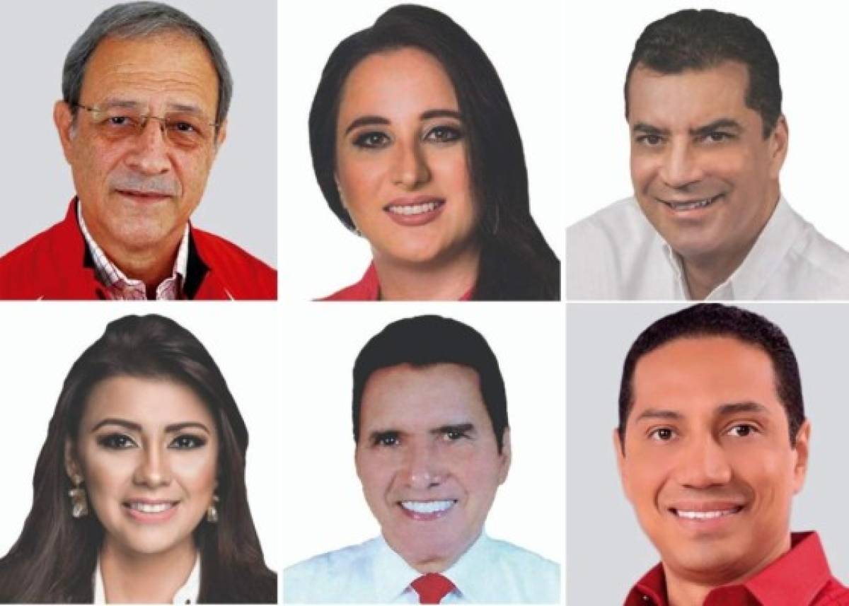 Candidatos a diputados que ganaron en Francisco Morazán