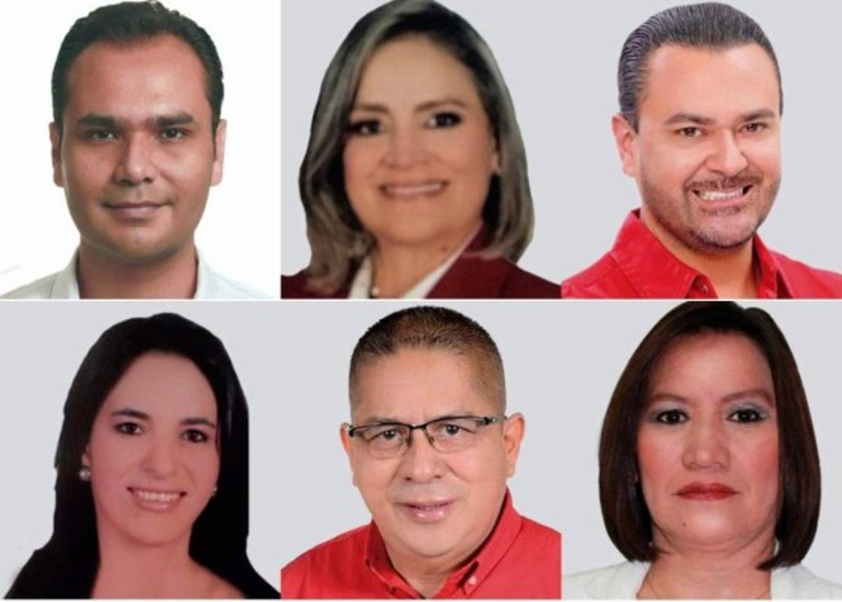 Candidatos a diputados que ganaron en Francisco Morazán