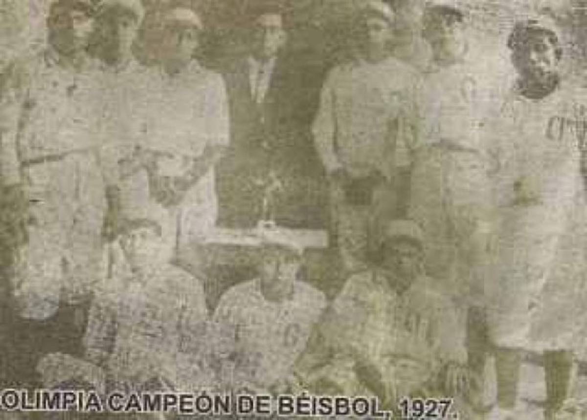 El Olimpia inició como un equipo de beisbol (Foto: portalolimpista.blogspot.com)