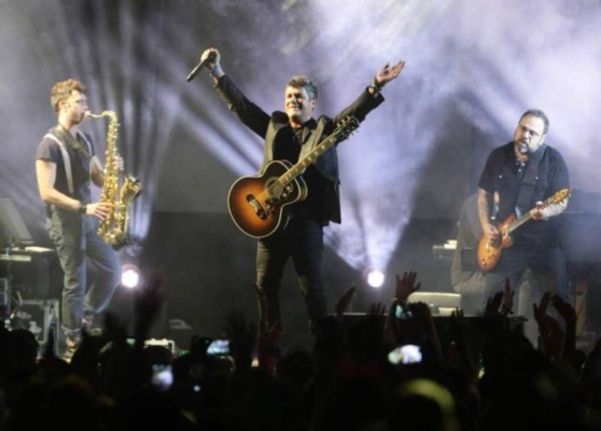 Según los usuarios de El Heraldo, el concierto y la presenracuón de Alejandro Sanz en Tegucigalpa, fue lo mejor del año. Foto: Emilio Flores / El Heraldo.