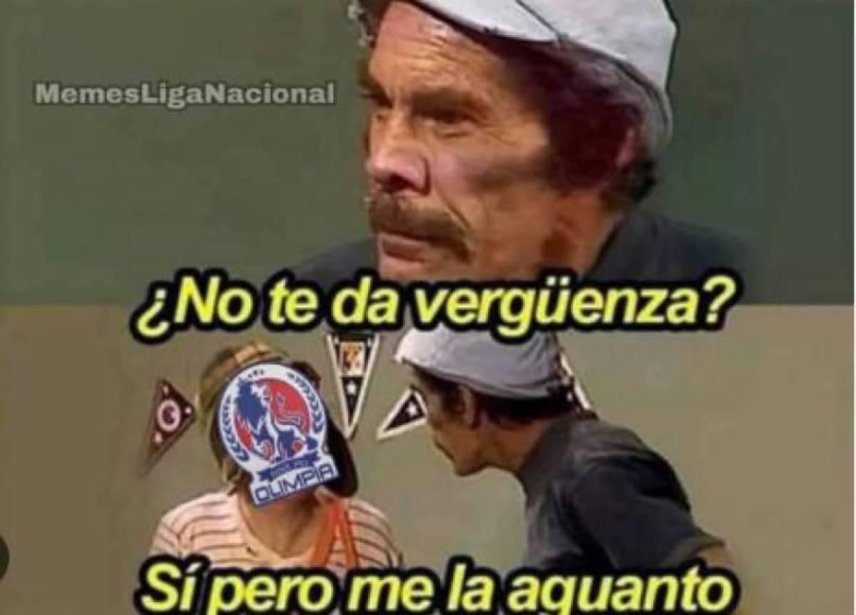 Memes que dejó triunfo de Real España sobre el Olimpia en el Morazán