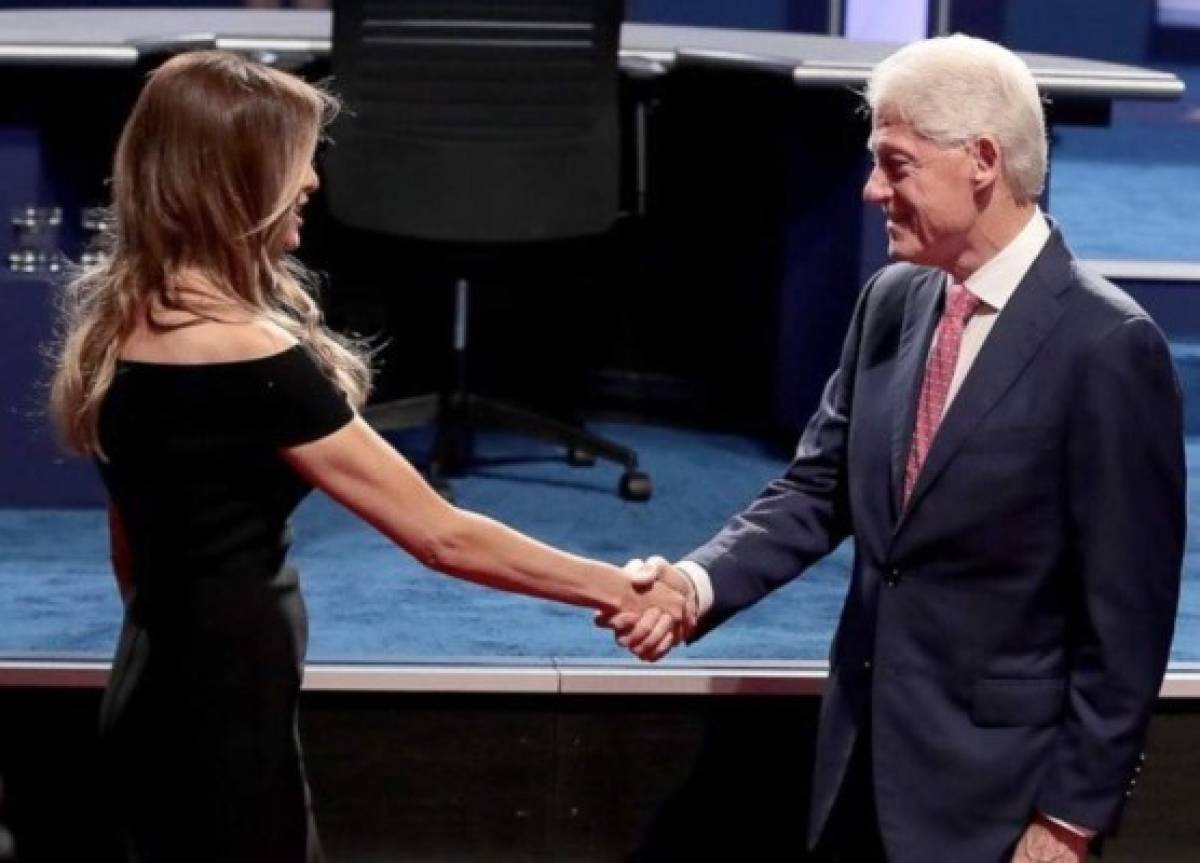 Hillary Clinton sorprende a su esposo Bill viendo a ¿Melania Trump?