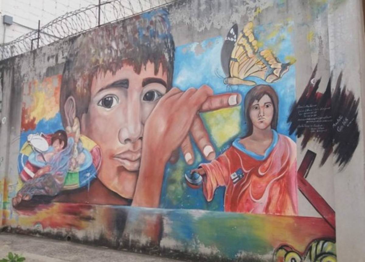 Edificios de Choluteca son un lienzo para artistas 