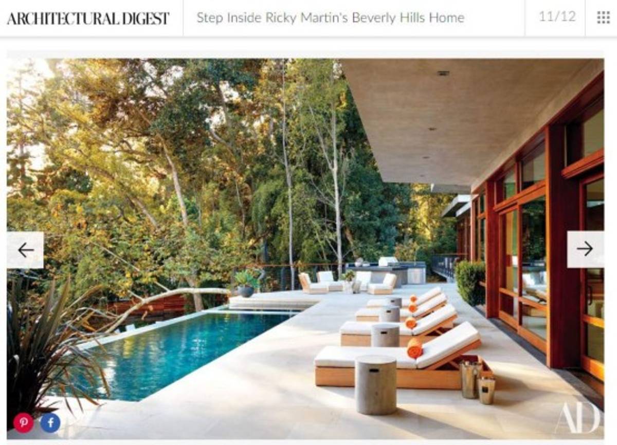 FOTOS: Así es la lujosa mansión de Ricky Martin en Beverly Hills