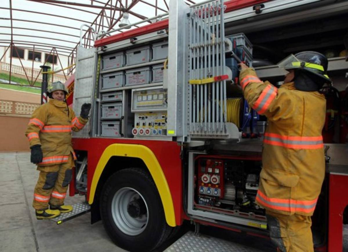 Bomberos y su apoyo incondicional