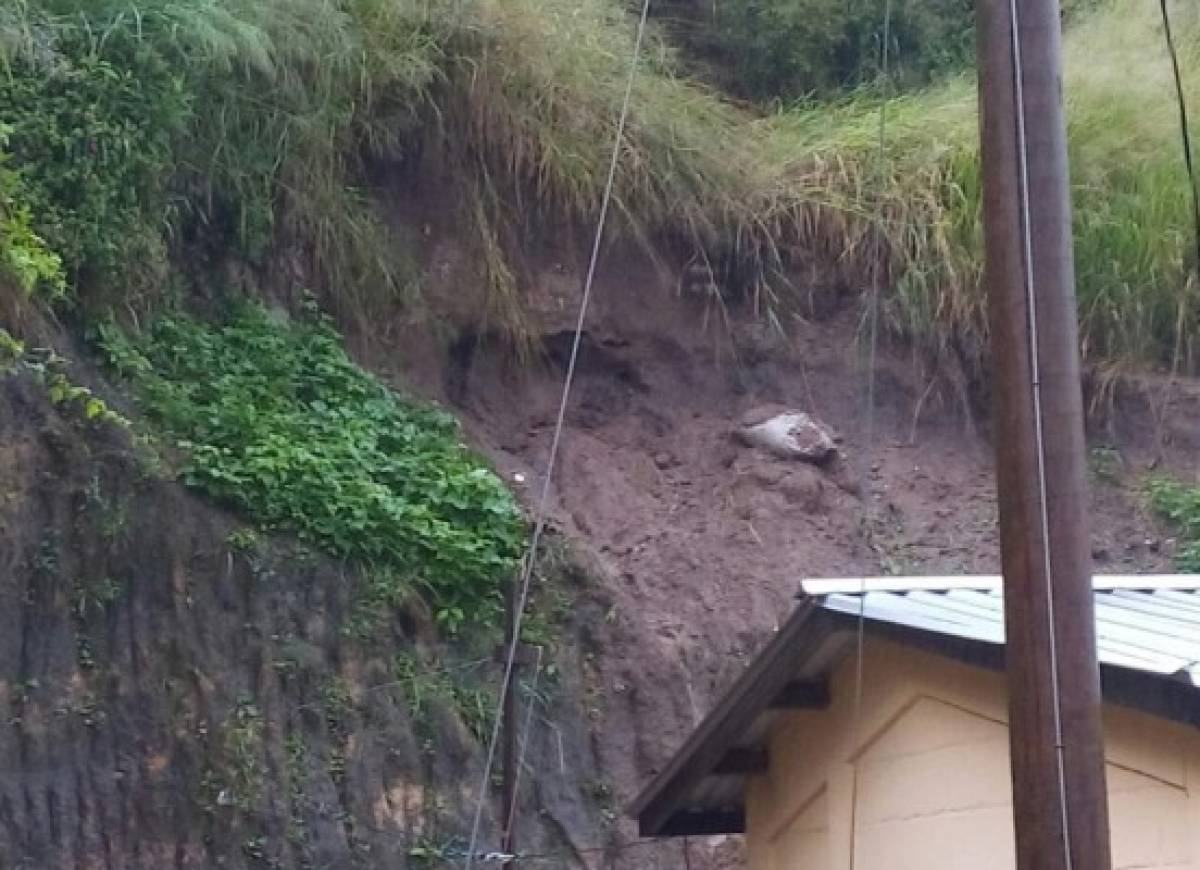 Honduras: Lluvias comienzan a dejar daños en distintos puntos del país