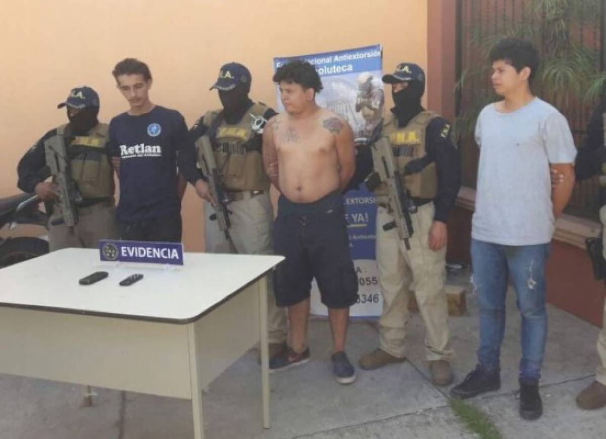 Capturan a tres integrantes de la banda criminal 'Los Colombianos” en Choluteca
