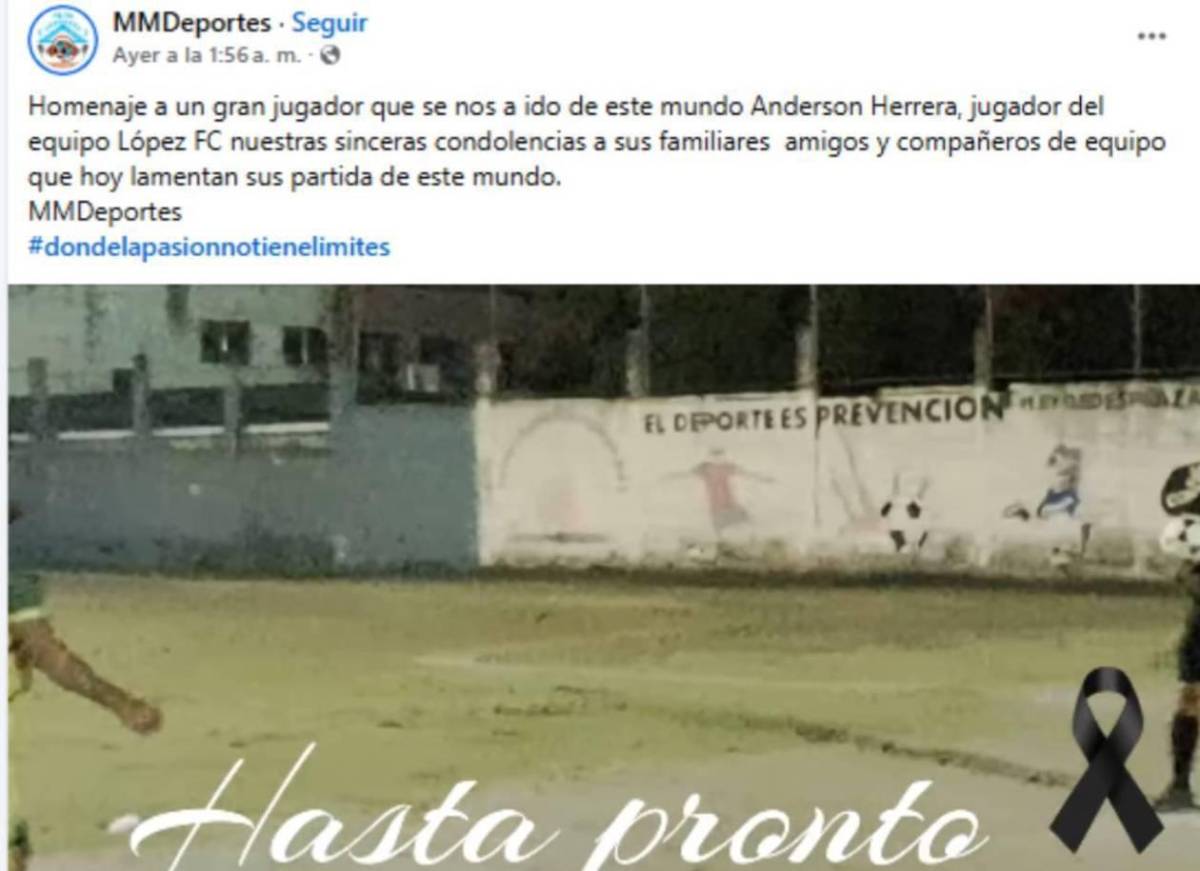 Jugador hondureño muere de forma inesperada: Familiares y compañeros no lo pueden creer Jugador hondureño muere de forma inesperada: Familiares y compañeros no lo pueden creer