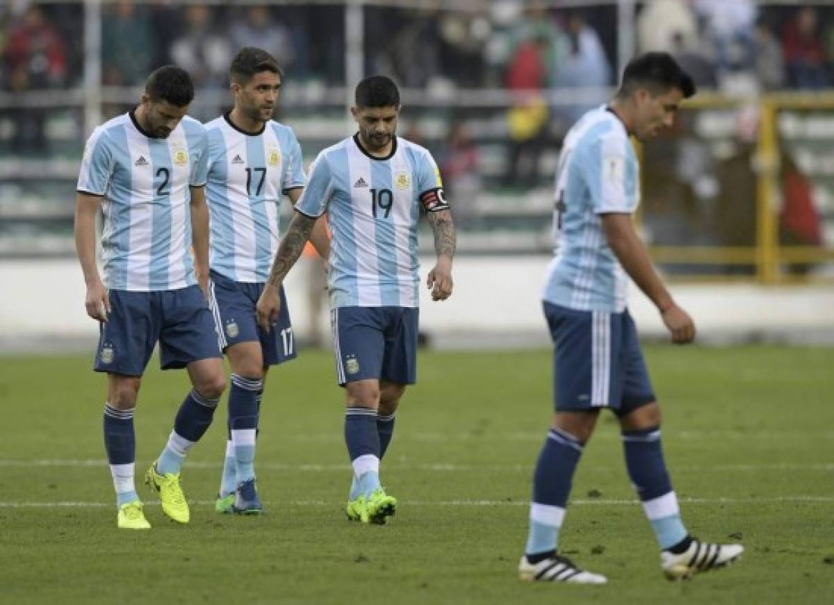 Bolivia derrota 2-0 a Argentina sin Messi por el premundial  