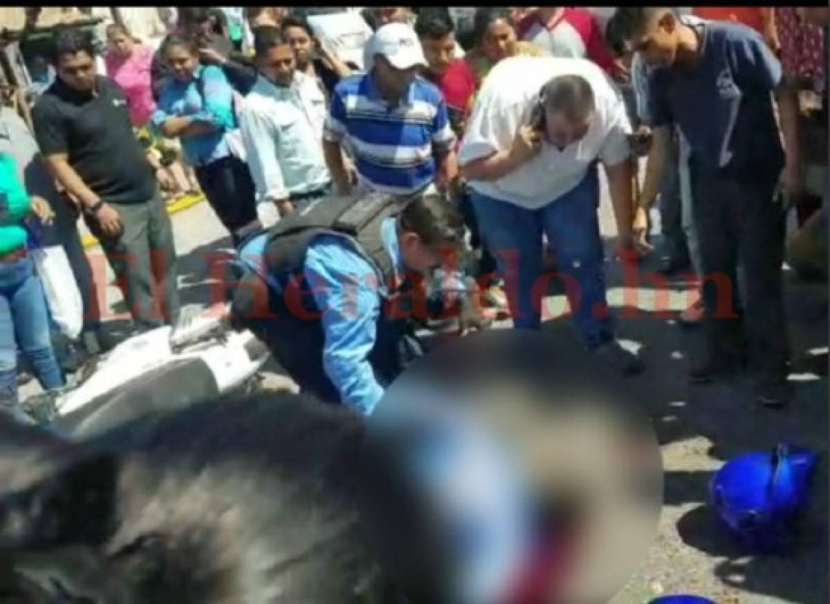 Un agente de tránsito muerto y otro herido deja accidente vehicular en Choluteca